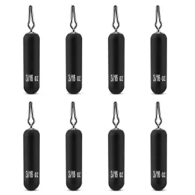 Madbite Amss-mtttwtdst-8bk316-us-fba Tungsten Drop Shot Cylinder Weights Fishing Sinkers Sinks Quickly 1.74 Tim