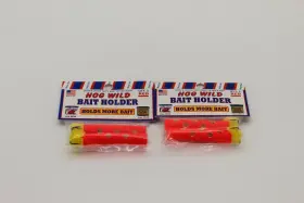 Magic 026691777595 Lot 2 - 2pk Bait Hog Wild Dipper Holder Foam Catfish Treble Hook Red