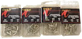 Matzuo 130052-5/0. 130052-7/0 100 130052 Short Shank Oshaughnessy Sea Armor Fishing Hooks Sz 5/0 7/0