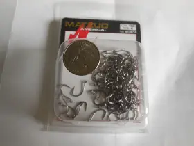 Matzuo 413014 100 Chrome Up Eye Offset Octopus Fish Hooks Size 6 Matzuo 413014 100 Chrome Up Eye Offset Octopus Fish Hooks Size 6