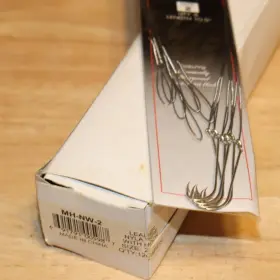 Matzuo Mh-nw-2 One Box Of 24 Pks 6 Size 2 Hooks 124pcs 10.5 Inch Nylawire Rigs