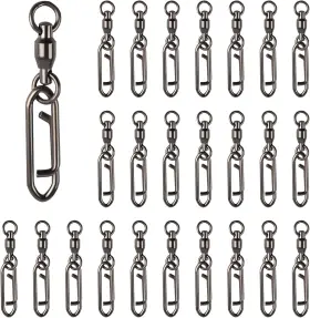 Maxqzin 705353040832 25pcs Fishing Speed Clips Quick Change Snap Swivels Power Maxqzin 705353040832 25pcs Fishing Speed Clips Quick Change Snap Swivels Power