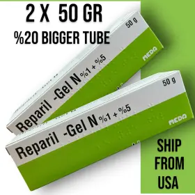 Meda 698856340528 2 X 50 Gr Reparil Gel-n Free Same Day Shipping From Usa