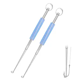 Medsuo Y-zs-11-b28 2pcs Stainless Steel Fishing Unhooking Disgorgers Portable Hook Remov Medsuo Y-zs-11-b28 2pcs Stainless Steel Fishing Unhooking Disgorgers Portable Hook Remov