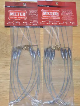 Meter 042744602980 2 Packs Fishing Tackle Bottom Bouncer 1/4oz And 3/8oz Assortment Meter 042744602980 2 Packs Fishing Tackle Bottom Bouncer 1/4oz And 3/8oz Assortment