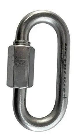 Metolius Stql001.10 Steel Quick Link 10mm Silver Metolius Stql001.10 Steel Quick Link 10mm Silver