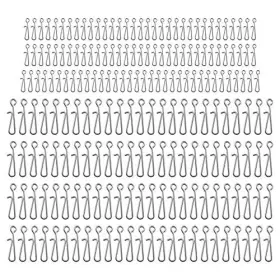 Micro Traders Sp 600 100pcs 13.5mm And 22mm Sea Fishing Quick Change Lead Bait Snap Rig Clip