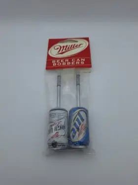 Miller 020554059095 Fishing Lite Beer Can Bobbers High Life Light Mens Fun Gift