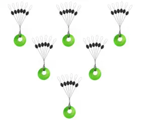 Mimilure 049500332921 150/600 Pcs Rubber Fishing Bobber Stopper6 In 1 Float Sinker Stopsbl Mimilure 049500332921 150/600 Pcs Rubber Fishing Bobber Stopper6 In 1 Float Sinker Stopsbl
