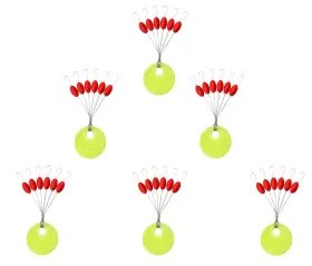 Mimilure 049500332945 Rubber Fishing Bobber Stoppers 6-in-1 Float Sinkers Multi-color Options Mimilure 049500332945 Rubber Fishing Bobber Stoppers 6-in-1 Float Sinkers Multi-color Options