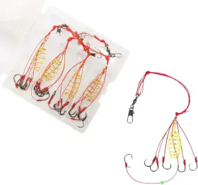 Mimilure 667673760602 Carp Fishing Baits Hook Lure Trap Hooks With Spring Feeder Coarse 8# Mimilure 667673760602 Carp Fishing Baits Hook Lure Trap Hooks With Spring Feeder Coarse 8#