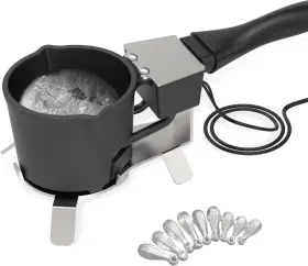 Molten Masters 445002234238 Electric Lead Melting Pot 5lb Capacity Metal Smelter For Fishing Weights And Bull
