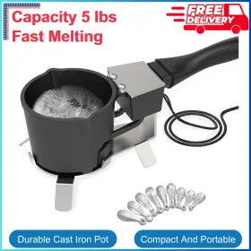 Molten Masters 850039453083 Electric Lead Melting Pot 5lb Capacity Metal Smelter For Fishing Weights &bullet Molten Masters 850039453083 Electric Lead Melting Pot 5lb Capacity Metal Smelter For Fishing Weights &bullet