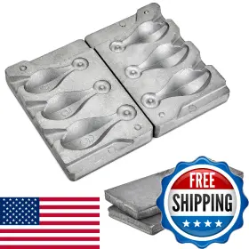 Mophoexii B0fg29jl2q Bank Sinker Lead Mold With 2.1lb Sheet Fishing Weight Molds Mophoexii B0fg29jl2q Bank Sinker Lead Mold With 2.1lb Sheet Fishing Weight Molds