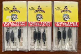 Mr. Crappie 089186918620 9 Mr. Troll Tech Slo Rig Hook Fishing Harness 3/4oz. S11