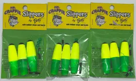 Mr. Crappie Mob-sf-3yg Betts Slipper Float Fishing Bobbers With Stops 2in 3 Packs 9 Mr. Crappie Mob-sf-3yg Betts Slipper Float Fishing Bobbers With Stops 2in 3 Packs 9