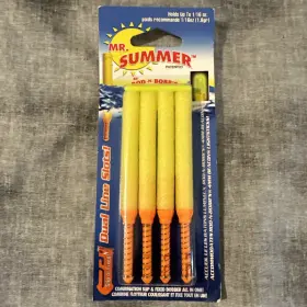 Mr.robisomethings Store 746239010570 Rod-n-bobbs Mr. Summer 4-pack 3-inch Yellow Mr.robisomethings Store 746239010570 Rod-n-bobbs Mr. Summer 4-pack 3-inch Yellow