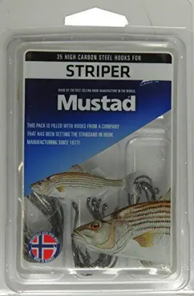 Mustad 023534018518 Striper Assortment 35 Pieces Per Pack Variety Fishing Hook Set