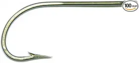 Mustad 023534053496 Stainless Steel Hooks 5/0 100pk Mustad 023534053496 Stainless Steel Hooks 5/0 100pk