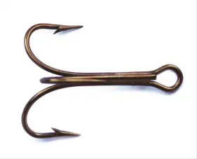 Mustad 023534067776 3551 Classic Treble Standard Strength Fishing Hooks Tackle For Fishi