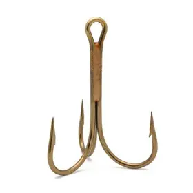 Mustad 023534068186 3551 Classic Treble Standard Strength Fishing Hooks Tackle For Equi