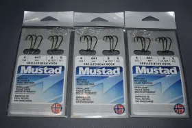 Mustad 023534102699 Snelled Beak Hook Size 4 Bronze 18 Count 3 Pack Mustad 023534102699 Snelled Beak Hook Size 4 Bronze 18 Count 3 Pack