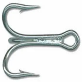 Mustad 023534110977 Treble Hook 3 Extra Strong Short Shank - Durasteel 3/0