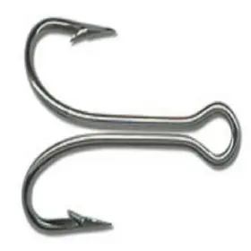 Mustad 023534111608 Double Hook - Nickel 1