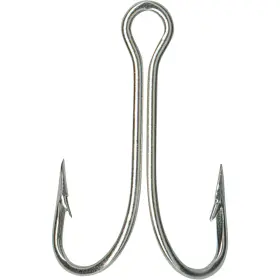 Mustad 023534111653 Classic Double Hook Pack Of 100 Nickel 2