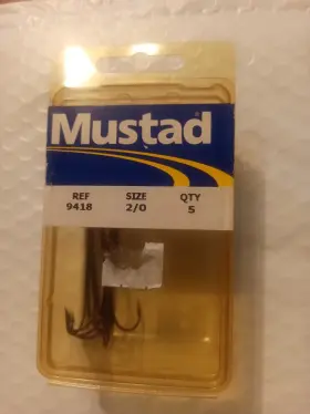 Mustad 023534113473 9418 Live Bait Hook 5pk Size 2/0 Brand New Classic Design Mustad 023534113473 9418 Live Bait Hook 5pk Size 2/0 Brand New Classic Design