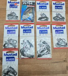 Mustad 023534120242 All Around Live Bait Hooks Size 2 3 4 5 - 69 Mustad 023534120242 All Around Live Bait Hooks Size 2 3 4 5 - 69
