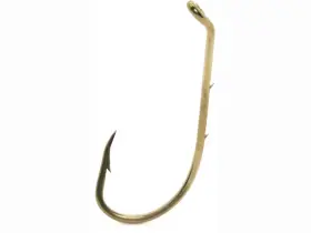Mustad 023534140431 Beak Special Long Shank Down Eye Hook #8 Bronze 10pk Mustad 023534140431 Beak Special Long Shank Down Eye Hook #8 Bronze 10pk