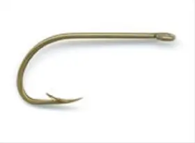 Mustad 023534145672 Beak Special Long Shank Forged Reversed - Bronze 4/0