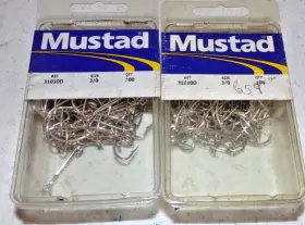 Mustad 023534223592 Limerick Ringeye Cadmium Hook Pack Of 100 Size 3-0 Factory Sealed Mustad 023534223592 Limerick Ringeye Cadmium Hook Pack Of 100 Size 3-0 Factory Sealed