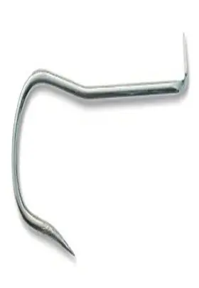 Mustad 023534273986 Gaff Hook Barbless Bent Back Shank With Tapered Spike - 2