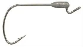 Mustad 023534316676 Ultra Point 4x Strong Hoodlum Live Hook Pack Of 3 Black Nickel Size 9/0