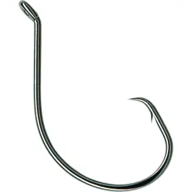 Mustad 023534344211 Demon Perfect Circle Hooks Up Eye 1x Fine Wire Black Nickel Size 4/0