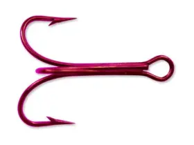 Mustad 023534350007 Classic Treble Hooks Red 10 Pack Of 25
