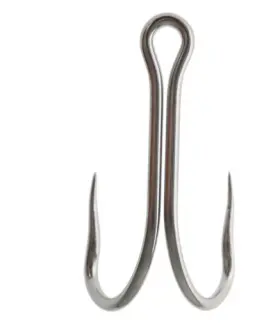 Mustad 023534363113 78925 Stainless Double Tuna Barbless Hooks 10 Pack Size 21