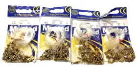 Mustad 023534408593 4 Pkgs Surf Fishing Leaders Sl-30 30# Test 36 Inch 12 Per Pack 48 Total