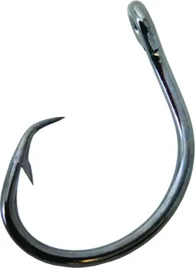 Mustad 023534411852 Demon Perfect Circle In-line 3x Strong - Black Nickel-size 14/0 Pack Of 2