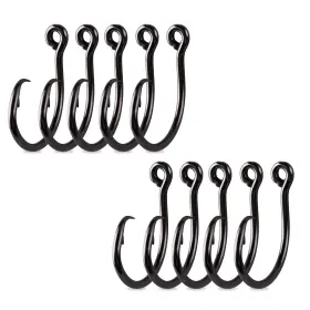 Mustad 023534411906 Demon Perfect Circle In-line 3x Strong - Black Nickel-size 16/0 Pack Of 10