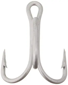 Mustad 023534423688 Treble Hook 5x Strong - Durasteel 1/0