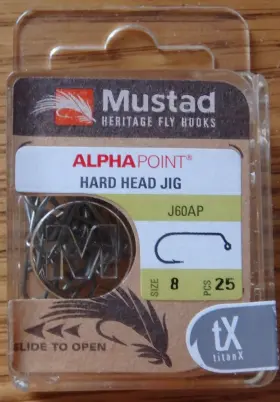 Mustad 023534486744 Heritage - J60ap Nymph 60 Degree Jig Hook