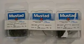 Mustad 023535025065 3 - S80 3906 Signature Series Wet Fly And Nymph Hooks 50/pack Size 10