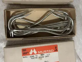 Mustad 2286-dt-1/0-10 Gaff Hook Size #1 2286 Dt Mustad 2286-dt-1/0-10 Gaff Hook Size #1 2286 Dt
