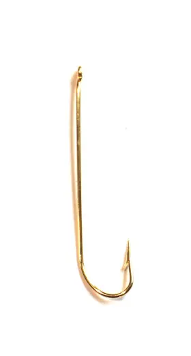 Mustad 3190-a Carlisle Ringed Goldplated Hooks - Size 2 Box Of 100