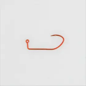 Mustad 32500rb 100 - Red Sickle Style Jig Hooks For Molds Mustad 32500rb 100 - Red Sickle Style Jig Hooks For Molds