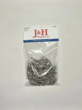 Mustad 32608n 4/0 Spinnerbait Mold Hook Nickel Silver Round Bend Choose Qty