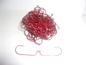 Mustad 32786-dr-4 100 32786 Dr-red - 4/0 Hooks For Do-it Molds #